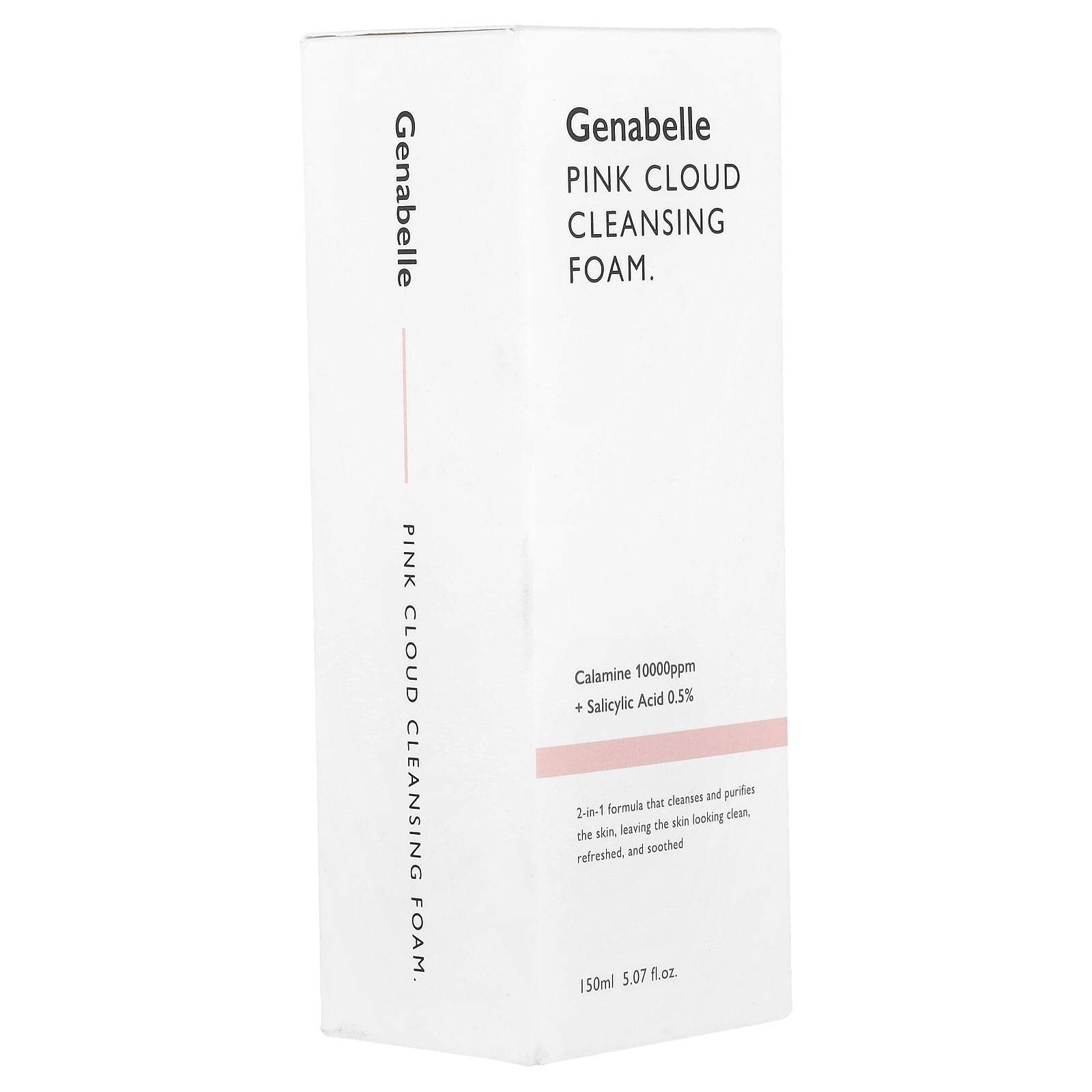 Genabelle Pink Cloud Cleansing Foam, 5.07 fl oz (150 ml)