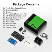 DOOGEE Fire 7 Ultra 5G Rugged Cell Phone,13000mAh Battery/33W Fast Charge,32GB+256GB(2TB TF),6.6HD+90Hz,IP68/IP69K,125dB Speaker,Nfc,Dual Sim
