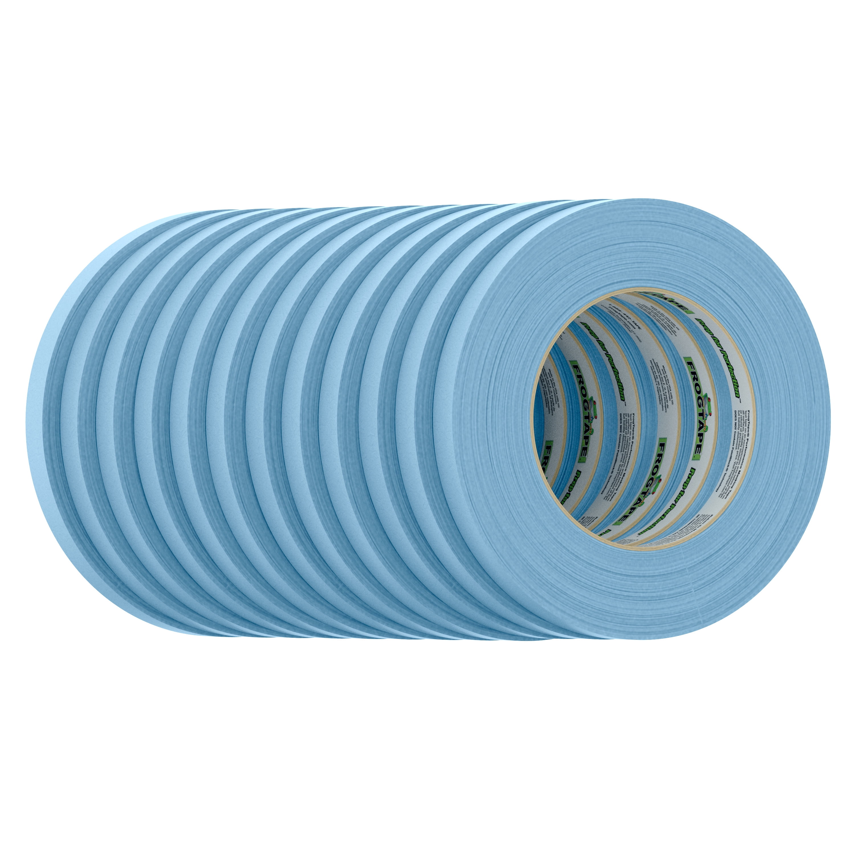 FrogTape 250 Performance Masking Tape - Light Blue, 12 Rolls, 0.47 in. x 60 yd.