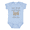 Light Blue, variant on Baby Onesie Hub Just Moved Out of My Mom’s Place Got My Own Crib Baby Bodysuit, Baby Gift