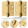 thumbnail image 3 of Golden Self Closing Door Hinges with Aluminum Alloy for Residential and Commercial Use 2 Pcs, 3 of 6