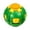 Green, variant on 3D Press Rotating Stress Relief Ball, Button Control Quiet Sensory Fidget Ball, Rotatable Desk Anxiety Relief Sensory Ball Portable Handheld Decompression Ball for Office Daily Relax Use