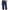 Navy, variant on Avrnliq Womens Black Wide Leg Capris Mid-Rise Utility Pants Wrinkle Resistant Casual,Size 2XL