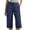 #SZR/-Navy, variant on GUACER Women's Capri Pants High Waisted Casual Loose Lightweight Travel Hiking with Pockets Cropped Pants