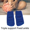 thumbnail image 4 of 2pcs Boxing Foot Protector, Unisex PU Leather Taekwondo Training Boxing Foot Protector Gear, Soft Boxing Sparring Foot Guard For Women Men Blue, 4 of 8