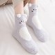thumbnail image 4 of Calcetines cómodos para mujer, regalos de invierno, calcetines de forro polar gruesos, calcetines casuales regulares para mujer, 4 of 5