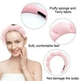 thumbnail image 7 of 5 pieces/set Sponge Spa Face Wash Headband Soft and Warm Coral Velvet Hair Hoop Hair Strap Wristband Skincare Makeup Removal Shower Female, 7 of 7