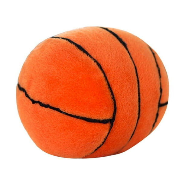 EeaseMX 1 sonajero de peluche con control de voz, forma de pelota de baloncesto, para bebés recién nacidos (naranja)