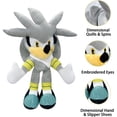 thumbnail image 3 of Plush Toy Supersonic Mouse Sonic plush toy gray 2 28cm, 3 of 5