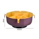 thumbnail image 4 of Plato De Olla Caliente Giratorio Cesta de frutas, plato giratorio de doble capa para olla caliente, rejilla múltiple para el hogar (rojo vino L) Wdftyju Libre de BPA, 4 of 4