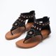thumbnail image 4 of Sandalias con correa en T con cuentas estilo bohemio para mujer: puntera abierta, cremallera trasera y diseño de tanga para una elegante apariencia de playa., 4 of 4