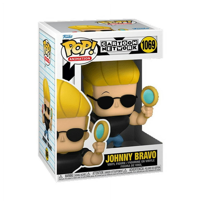 Johnny Bravo Cartoon Network Plastic Target Stands Set of 4 