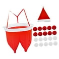 thumbnail image 1 of Santa Pants Juego Navideño de Lanzamiento de Bolas con Pantalón y Sombrero de Poliéster para Actividad Divertida en Fiestas Adecuado para Reuniones Familiares y Celebraciones Navideñas, 1 of 9