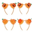 thumbnail image 4 of Funny Pumpkin Hairhoop for Adult Kids Theme Party Costume Headband Day of the Death Headpiece Halloween Props Headwear, 4 of 8