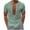 Green T Shirts for Men, variant on Big and Tall Stripe Shirts for Men S-5XL Plus Size Short Sleeve Tshirts Button V Neck Pullover Lightweight Going Out Loungewear Tees Tops