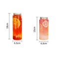 thumbnail image 2 of Refillable Plastic Bottles with Straws, 10-Pack Clear Beverage Storage Containers for Milk, Juice, Yogurt, 2 of 4