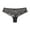 Black, variant on Womens Underwear Invisible Seamless Bikini Lace Underwear Half Back Coverage Panties