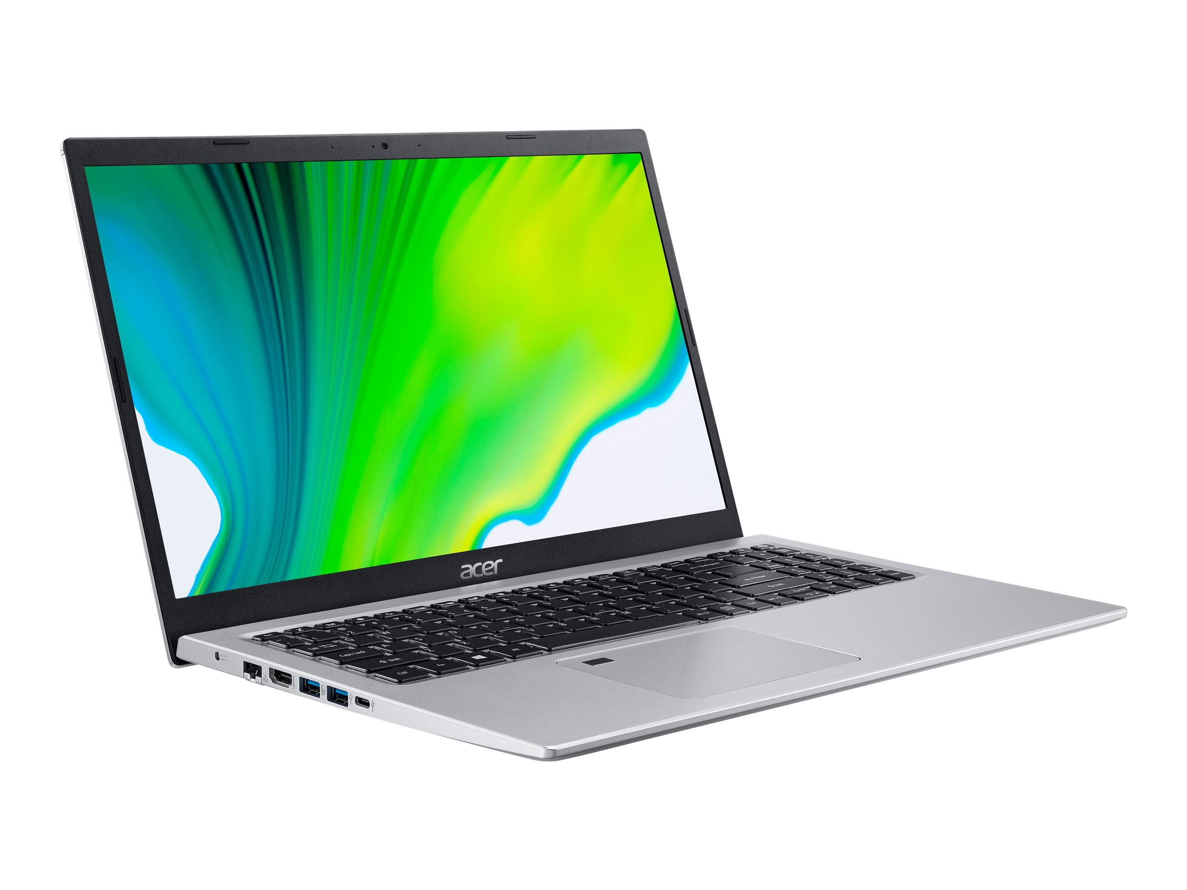 Acer Aspire 5 A515-56-50RS - Core i5 1135G7 / 2.4 GHz - Win 10 Home 64-bit - Iris Xe Graphics - 8 GB RAM - 256 GB SSD - 15.6" IPS 1920 x 1080 (Full HD) - Wi-Fi 6 - pure silver - kbd: US Intl