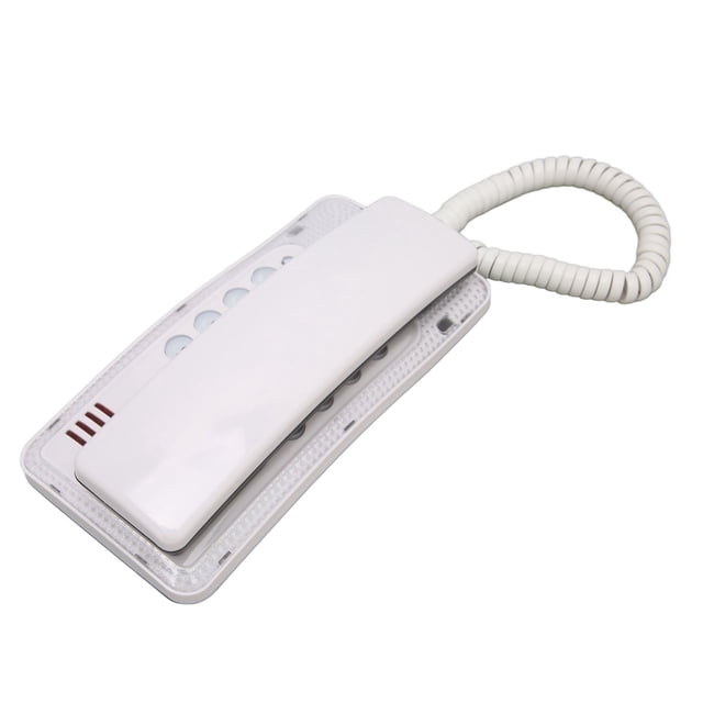 Old Style Retro Wall Phone, Waterproof Mute Button Wired Telephone Rebroadcast Dustproof For Hotel Red,White,Blue