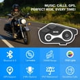 thumbnail image 3 of Auriculares con intercomunicación Bluetooth para motocicleta SCSETC S-8X, 3 of 9