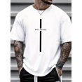 thumbnail image 1 of Way Maker Print Short Sleeve T-Shirts - Ultra-Comfy, Casual, Stretchy Crew Neck Tops with Vibrant Print - Designed Exclusively for Men, Perfect for Outdoor Activities and Everyday Wear, 1 of 5