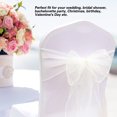 thumbnail image 4 of 25Pcs Chair Bows Ties Chair Sashes, 7.1x108.3in Eco-friendly for Wedding Banquet ANGGREK Otros, 4 of 8