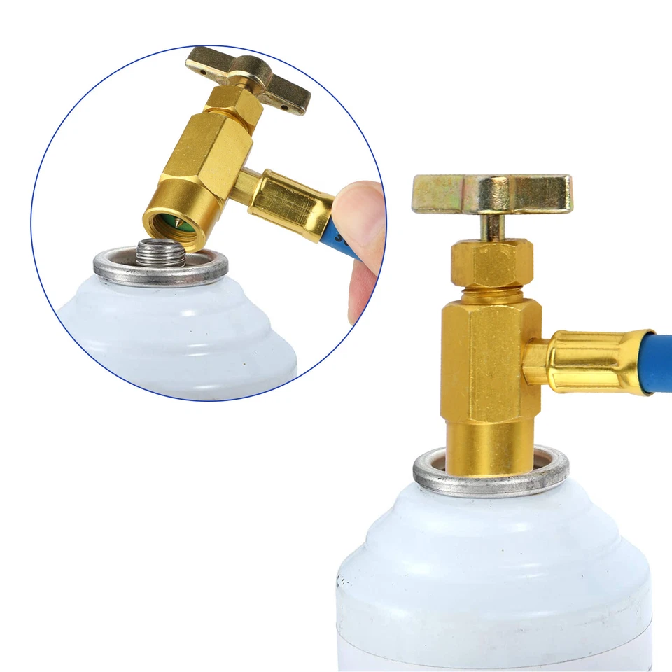 CRESTIN- Bpv31 Bullet Piercing Tap Valve Kits Tool W/Pressure Gauge For Home Refrigerator