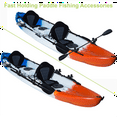 thumbnail image 3 of Kayak Paddle Holder, 2 Pcs Black Kayak Track Mount Paddle Holders, 3 of 7