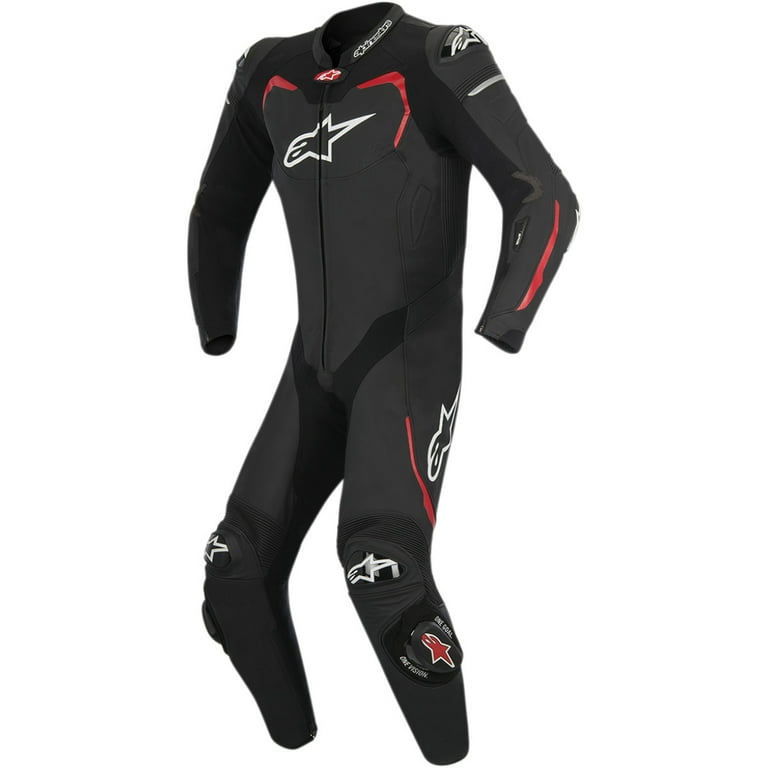 Alpinestars Gp Pro Leather Suit One piece Race Suit black red Euro Size 48 Walmart