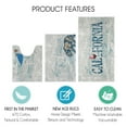 thumbnail image 3 of the US States Design 3 Piece Bathroom Rugs Set - Non-Slip Ultra Thin Bath Rugs for Bathroom Floor - Washable Cotton Bathroom Mats Set, 3 of 8