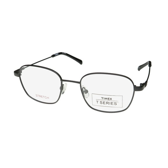 TIMEX 5:19 PM T SERIES STRETCH CLASSIC SHAPE DESIGNER HIP EYEGLASS FRAME/GLASSES