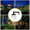 thumbnail image 6 of Solar Wall Lights Outdoor, 2 Pack Ip65 Waterproof Exterior Wall Sconce, Decorative Spherical Lighting for Hallway Patio Porch, Auto Dusk To Dawn Operation for Pathway Garden, 6 of 7