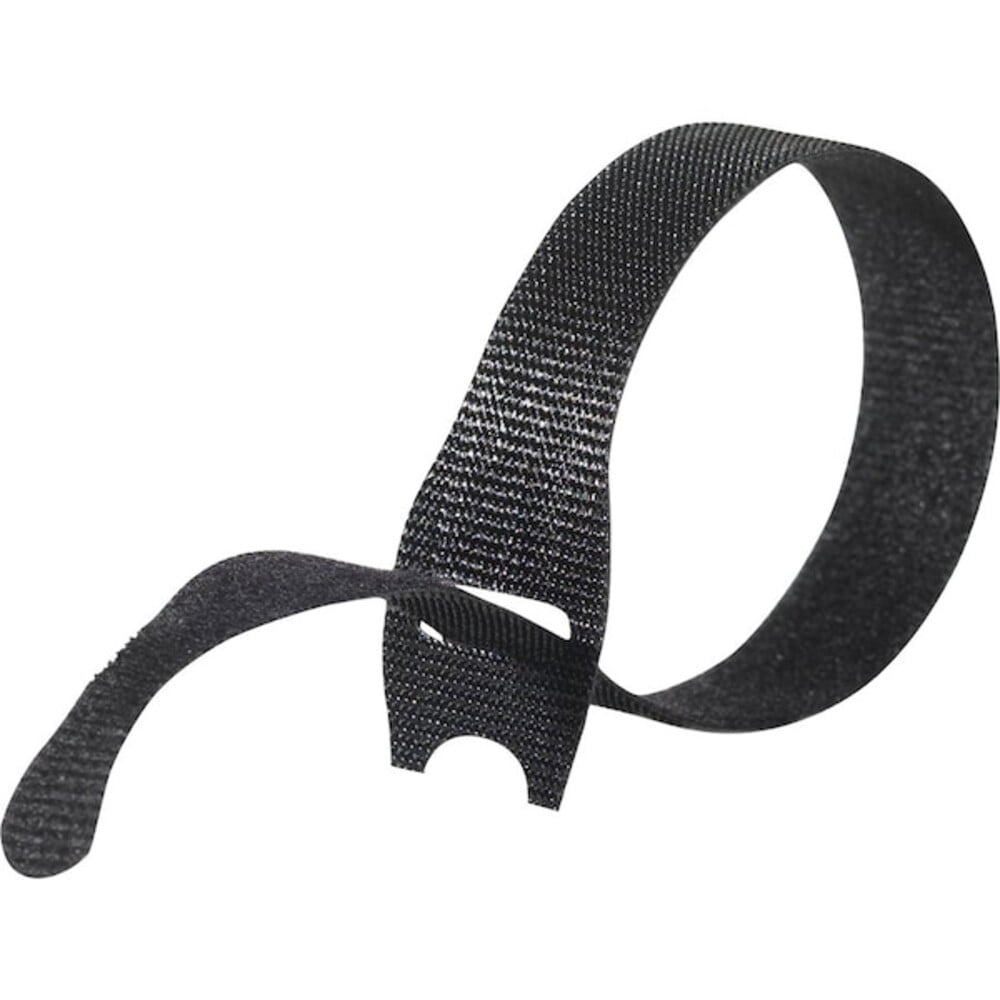 Velcro Brand Hook-and-Loop Cable Tie,8 in,Black,PK100 95172