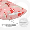 thumbnail image 5 of Fotbe Cute Mushroom1 Pillow Cases - Envelope Closure - Luxury, Extra Soft, Cooling Pillow Covers - Wrinkle, Fade, Stain Resistant-14"x20", 5 of 9
