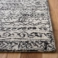 thumbnail image 3 of SAFAVIEH Micro-Loop Peronel Abstract Striped Wool Area Rug, Ivory/Black, 2'6" x 4', 3 of 9