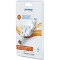 thumbnail image 3 of Manhattan iLynk - Lightning cable - Lightning male to USB male - 3.3 ft - white - retractable, 3 of 6