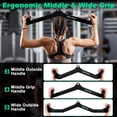 thumbnail image 2 of LAT Pulldown Attachments: LAT Pull Down Bar Cable Machine Attachment Home Gym Equipment, 2 of 5