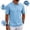 Light Blue, variant on OIOLOYJM Mens Short Sleeve Polo Shirts Quick Dry Casual Lightweight Work Golf Shirts Breathable Classic Fit Soft Workout T-Shirt Black L