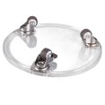 thumbnail image 3 of Acrylic Traywith Wheels,Round Transparent Acrylic Tray Purifier Heater Base Flower Pot Bracket Stylish and Modern, 3 of 6