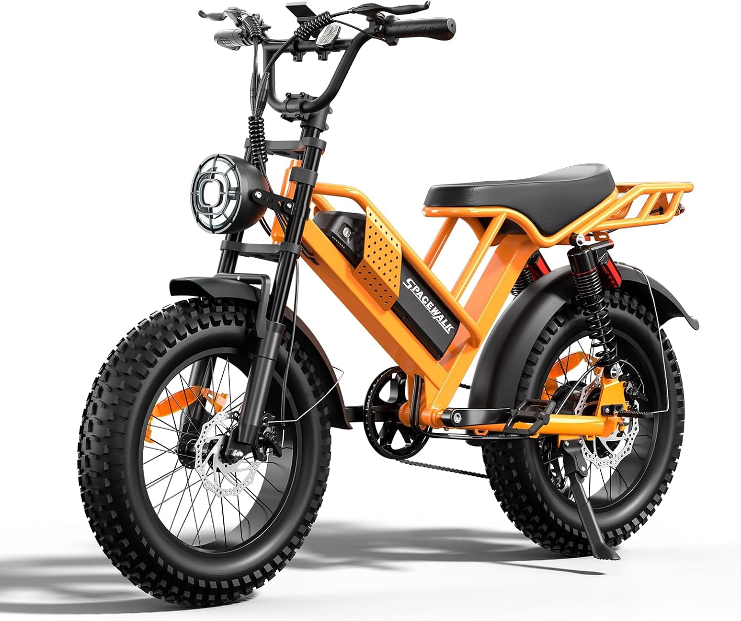 Eilleo Spacewalk M7 Off Road Electric Bike M7 for Teens/Adults, 20"fat tire Ebike,1500W Peak Motor, 24.9mph,48V 15Ah Removable Battery, Dual Suspension UL2849