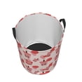 thumbnail image 3 of Daiia Milk Tea Round Laundry Basket with Handles Thickened Waterproof Circular hamper,Dirty Clothes Storage Basket for Bedroom,Bathroom,College Dorm-Medium, 3 of 8