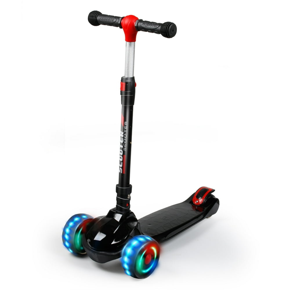 SISIGAD Kids Scooters Mini Aluminum 3 Wheels with LED Light Up Wheel
