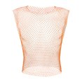 thumbnail image 5 of Combinación de chaleco hueco con cuello cuadrado y red de pesca con diamantes de imitación sexy para hombre de discoteca, 5 of 5