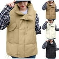 thumbnail image 5 of qucoqpe Women's Outwear Vest - Stand Collar Lightweight Zip Quilted Vest for Women, 5 of 5