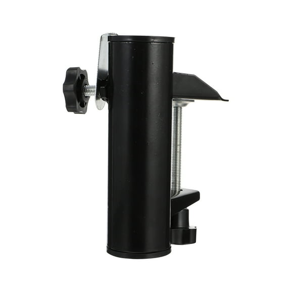Raindrops Patio Umbrella Clamp Holder Steel Black 1Pack with Table Fixing for Outdoor Use 5.9x3.5x1.8in