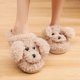 thumbnail image 5 of Comwarm-Zapatillas cortas de felpa con perro bonito para mujer, zapatos cálidos de algodón peludo para invierno, zapatillas acogedoras para interior y dormitorio, 2023, 5 of 5