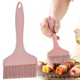 thumbnail image 2 of Large Silicone Grease Brush, 8.3×3.5 inch Extra Wide Silicone Basting Brush, Heat Resistant Brushes Spread Oil, Flexible Liquid Coating Basting Tool, Wear Resistant Condiment Brushing Accessory, 2 of 7