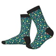 thumbnail image 2 of Pofeuu Mushrooms Print Crew Socks, Adult Running Hiking Socks for Youth and Adult, 2 of 7