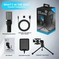 thumbnail image 4 of USB Gaming Microphone, X1S RGB Wired Microphone for PC Computer, 4 of 8