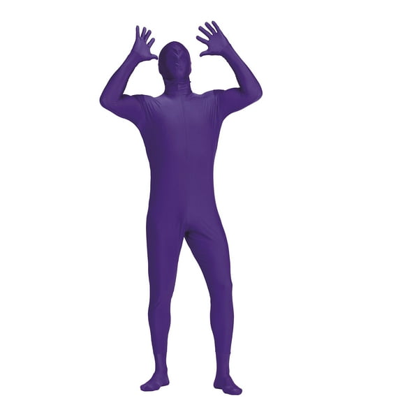 Disfraces Skin Suit RG 80359-L para adultos, color morado, tamaño grande